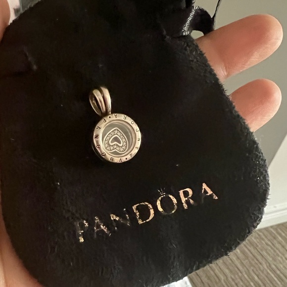 Pandora Floating Pendant with a Charm - Picture 3 of 3